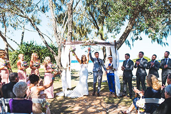 Marry Me Marilyn Jenna & Tim’s Wedding Len Wort Park Currumbin Gold Coast Champagne Ceremony